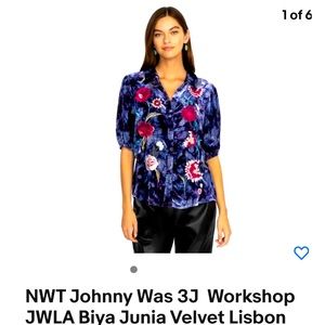 Johnny Was shirt blouse